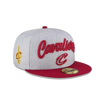 Sapca New Era Cleveland Cavaliers NBA NBA Draft 59FIFTY Fitted - Gri